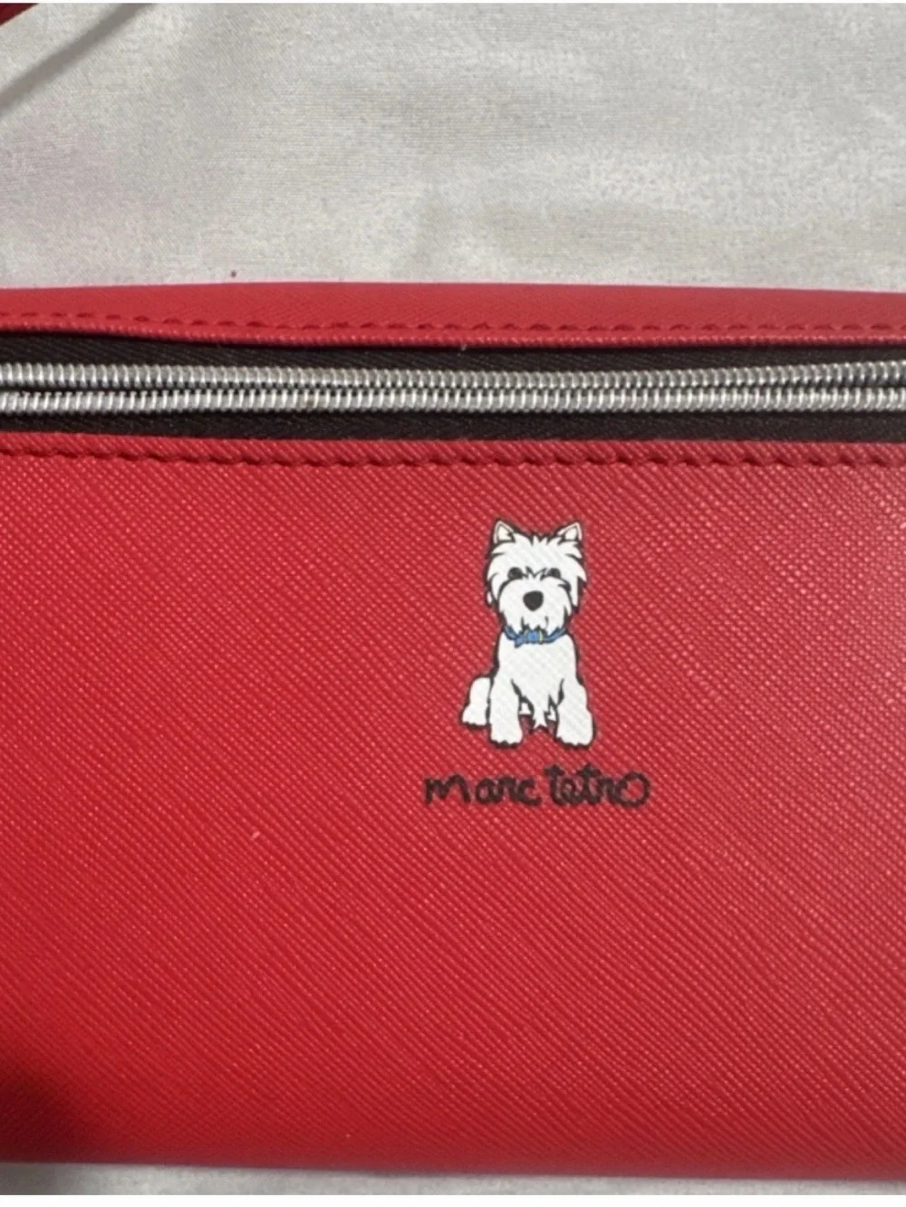 Marc Tetro Red Westie Crossbody Bag